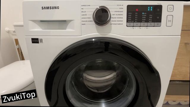 Стиральная машина Самсунг (режим стирки: полоскание + отжим) Звук смотреть онлайн