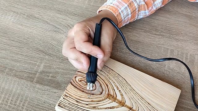 Пирография - текстура дерева прекрасна. смотреть онлайн