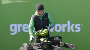 Цепная пила Greenworks GD24CS30 24V 2007007 (30 см) бесщеточная аккуму
