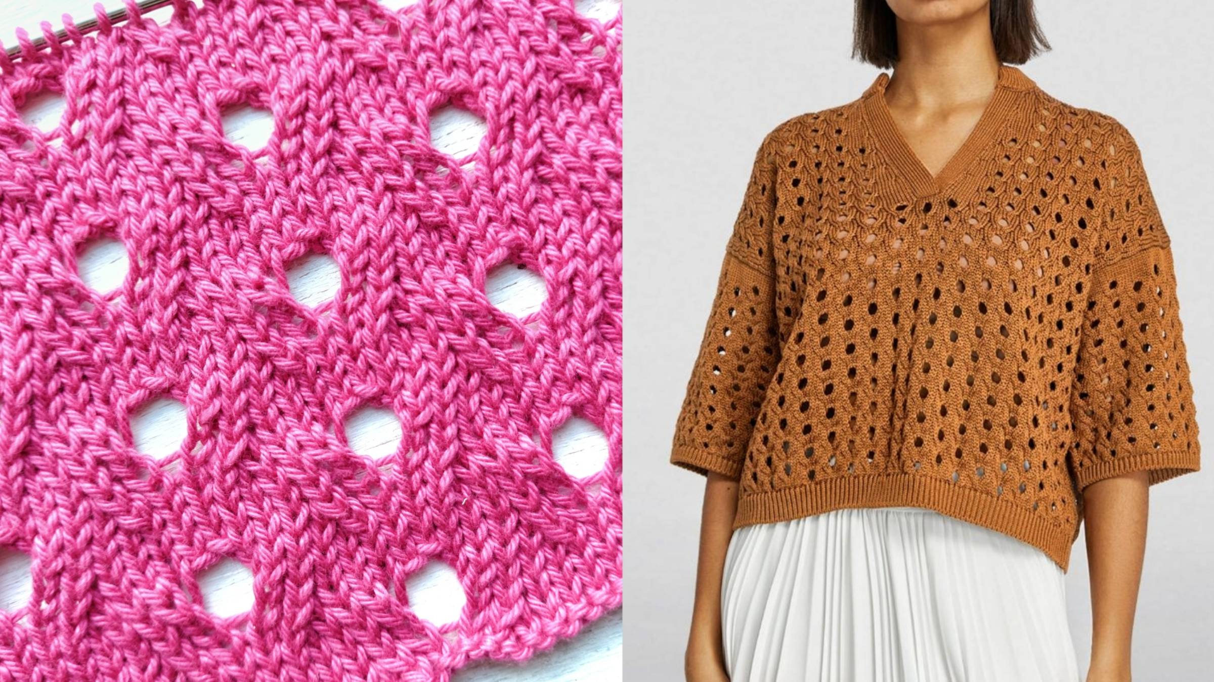 Ажурные ложные косы 💥 Узор джемпера от Макс Мара смотреть онлайн