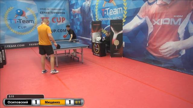 Игра за 3 место. Осиповский - Мищенко. 20 февраля 2017 TT Cup смотреть онлайн