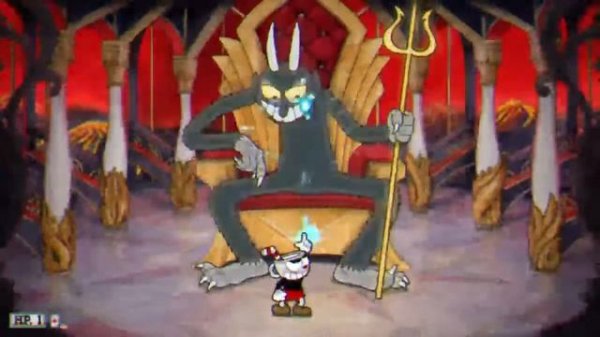 Cuphead битва с дьяволом