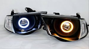 Mitsubishi L200 тюнинг комплект светодиодных фар