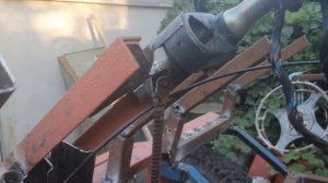 Минитрактор из мотоблока мб-90. Установил сцепление