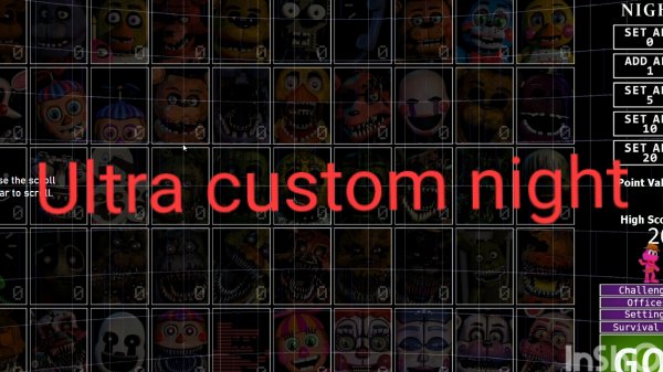 Играю ultra custom night