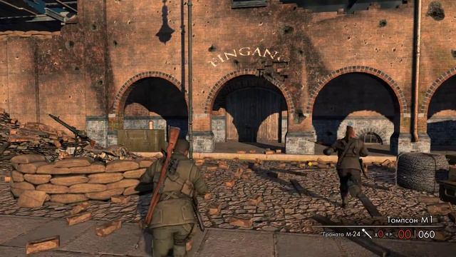 Прохождение Sniper Elite 2 co-op серия 7 смотреть онлайн