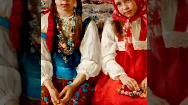 Томас Сухотин смотрит картины Натальи Милашевич... смотреть онлайн