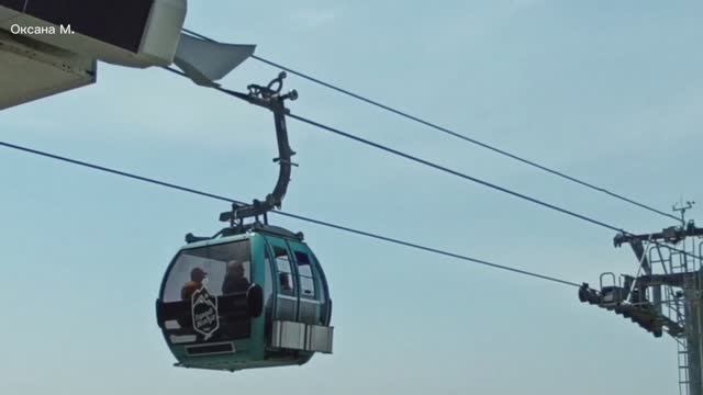 Канатная дорога на "Горном Воздухе". Южно-Сахалинск.mp4