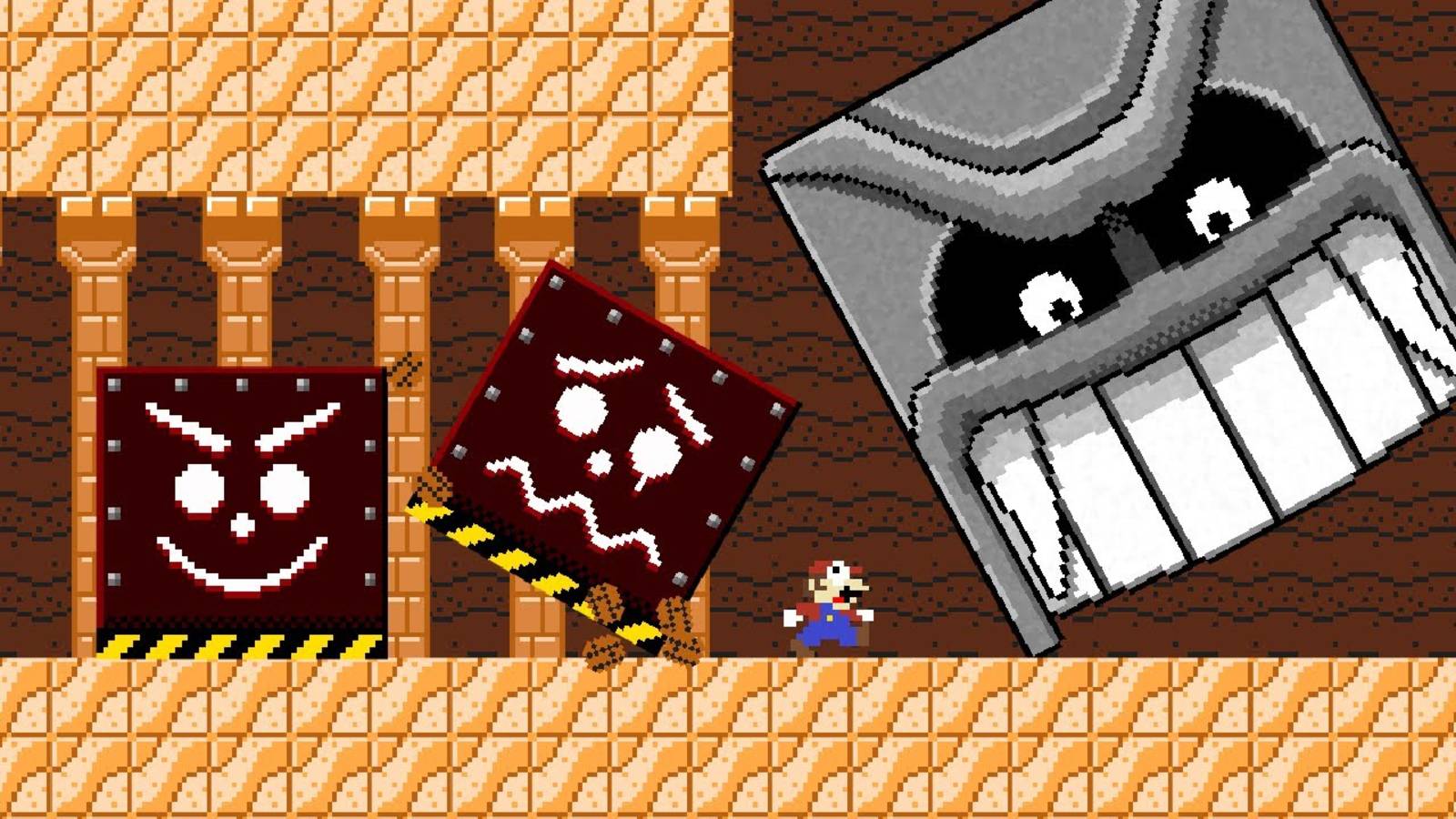 Повышение уровня: Mario убегает от злых ящиков смотреть онлайн