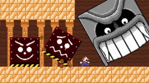 Повышение уровня: Mario убегает от злых ящиков