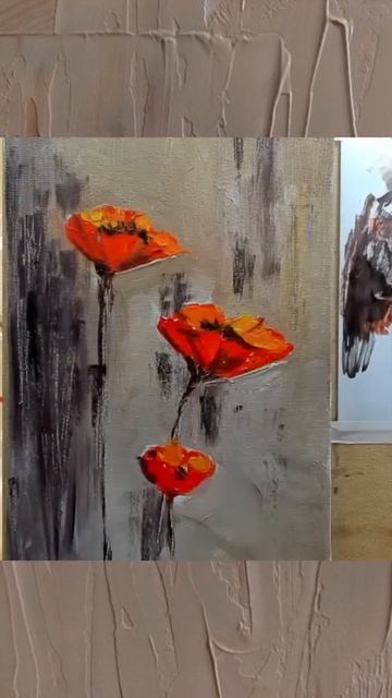 Рисуем интерьерную картину #рисуйсомной #живопись