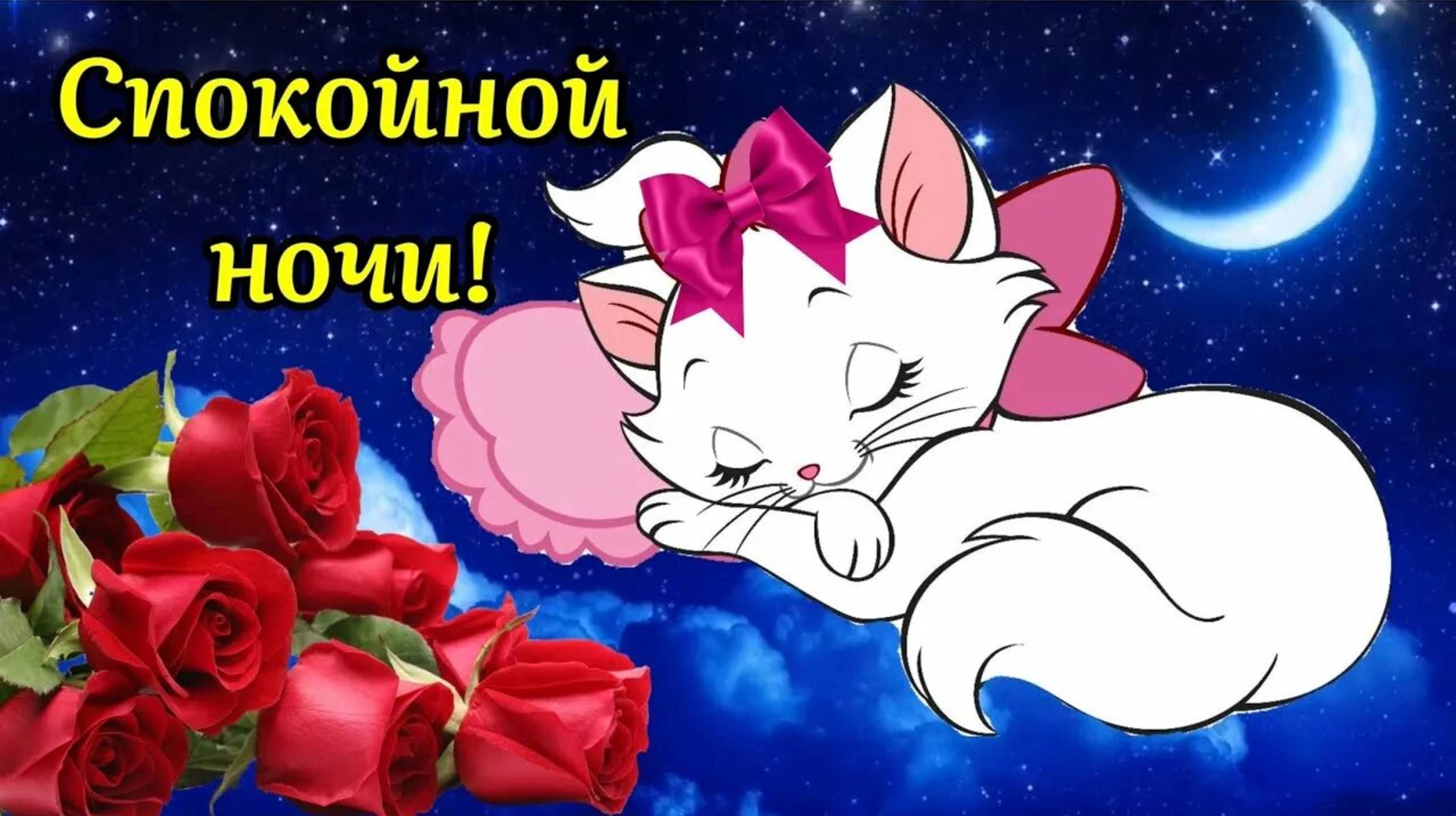 СПОКОЙНОЙ НОЧИ💤😴😘. СЛАДКИХ СНОВ! смотреть онлайн