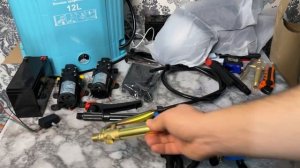 Запчасти для аккумуляторного опрыскивателя насос зар