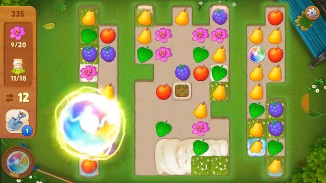 Gardenscapes Level 335 / уровень 335 Walkthrough