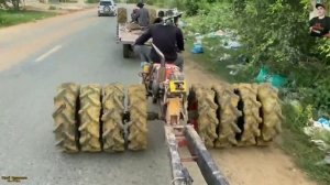 МОТОБЛОКИ СО СПАРКОЙ, ПОДБОРКА ВИДЕО/ MOTOBLOK WITH TWIN WHEELS, VID