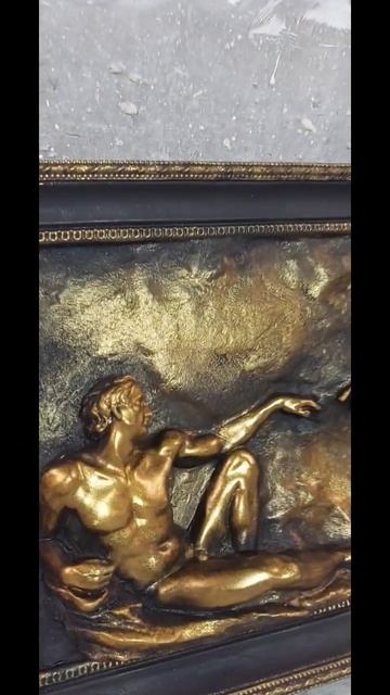 Сотворение Адама, Панно из гипса смотреть онлайн