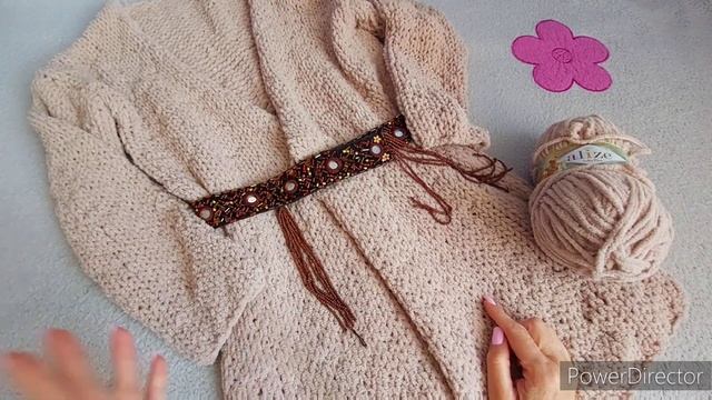 Кардиган Весна-Лето. Простой МК для начинающих мастериц. смотреть онлайн