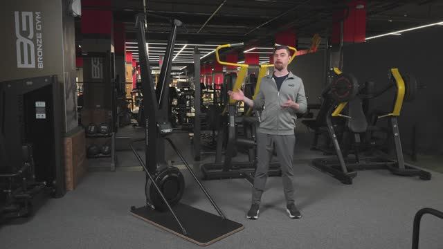 BRONZE GYM ENGAGE Обзор лыжного коммерческого тренажера