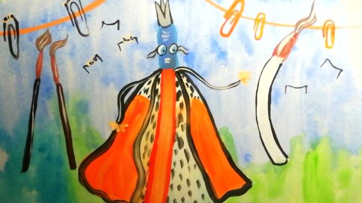 Как нарисовать королеву канцтоваров смотреть онлайн