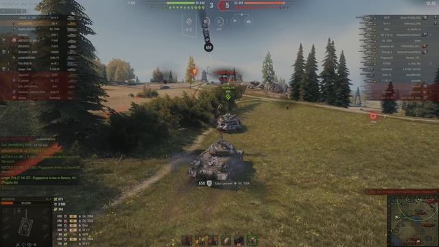 ИС-4 танкует