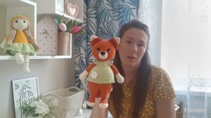 Платье крючком для лисички🦊/платье крючком для игрушки