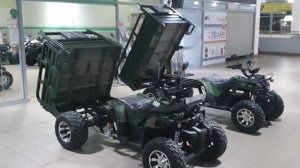 Грузовой эл.квадроцикл Фермер ЕМ-015, с понижающей передачей