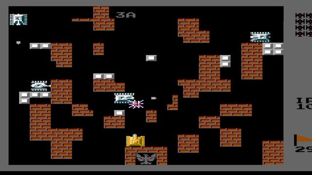 Battle City 1991 3A (NES, 1991) Уровень 29 смотреть онлайн