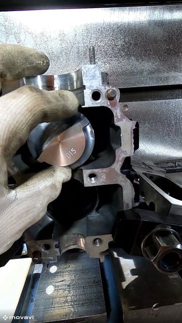 Расточка глухого блока Mercury. #cnc #вальма #valma #чпу смотреть онлайн