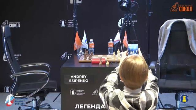 Матч Крамник - Есипенко. День 1 смотреть онлайн