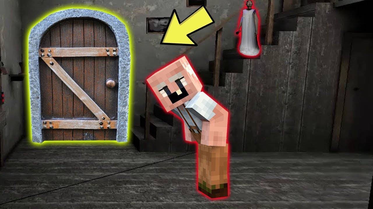 GRANDPA НАШЕЛ СЕКРЕТНУЮ ДВЕРЬ БАБКИ ГРЕННИ В МАЙНКРАФТ НУБИК В MINECRAFT ТРОЛЛИНГ ЛОВУШКА GRANNY смотреть онлайн