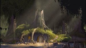 Шрек выходит из туалета под разные песни