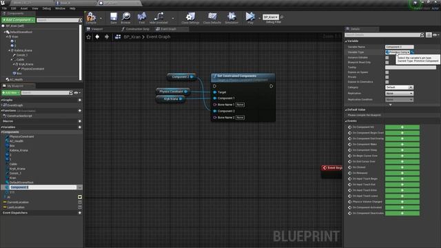 Как настроить кабель и крюк как у меня Constraints Cabel UE4 смотреть онлайн