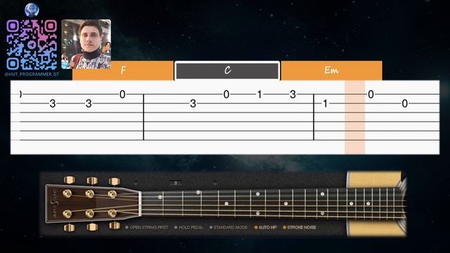 🎸 Billie Eilish - What Was I Made For - EASY Guitar tutorial (TABS) Ⓜ️