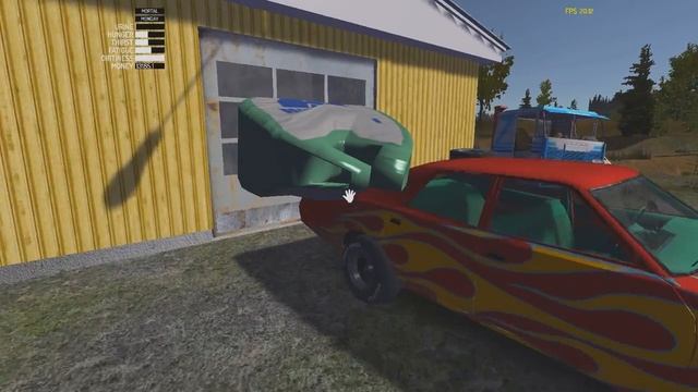 ЕДИМ НА К МАСТЕРУ ЧЕНИТЬ ТАЧКУ  ИГРА My Summer Car