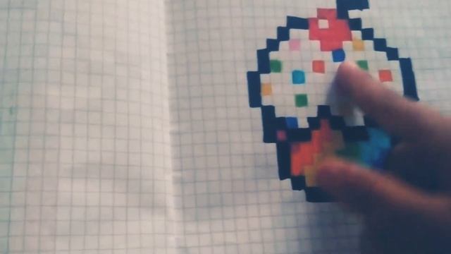 Мои рисунки по клеточкам 😄📓✏ смотреть онлайн