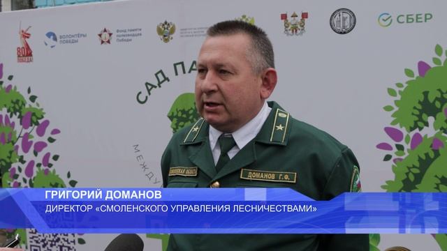 Аллею сирени высадили в Смоленске в рамках акции «Сад памяти» на территории СГИИ смотреть онлайн