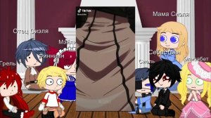 🏳️🌈Реакция персонажей Тёмного дворецкого на тик ток🏳️🌈•Яой•🏳️🌈