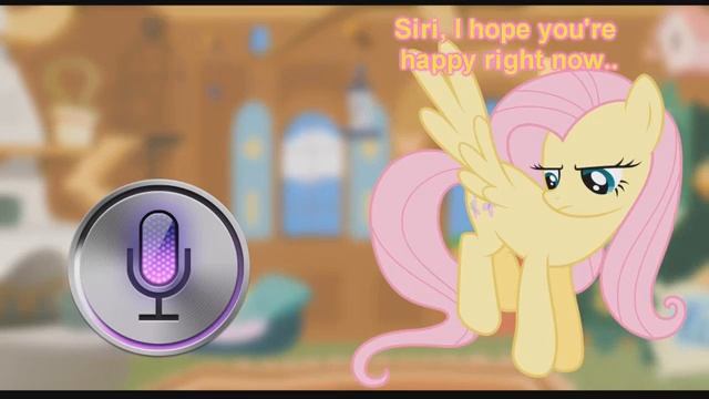 Флаттершай разговаривает с Siri Fluttershy and Siri. смотреть онлайн