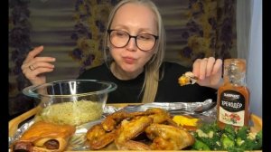 МУКБАНГ/КРЫЛЫШКИ ГРИЛЬ, ДОШИРАК 🍜малосольные огурчики/ХОЧУ В СОЧИ ❤️