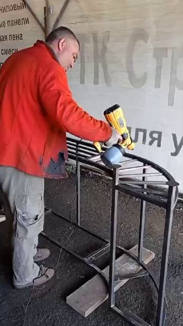 Покраска электрическим краскопультом за 2600. смотреть онлайн