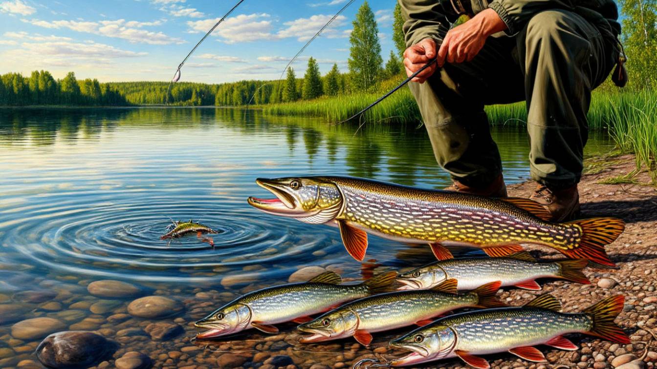 Сравниваем разные приманки на ЩУКУ смотреть онлайн