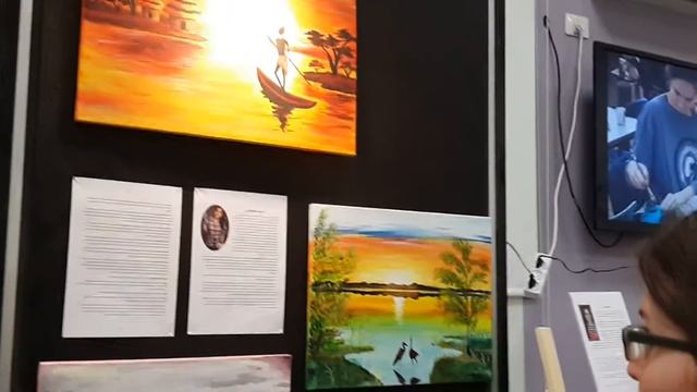 Выставка творческих работ выпускников школы Шевах Мофет Тель-Авив 2016г. смотреть онлайн