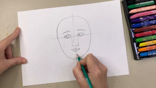 ПОРТРЕТ МАМЫ ❤️Урок ИЗО смотреть онлайн