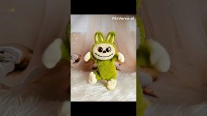 ЛАБУБОША  плюшевая  НОВИНКА игрушка связанная крючком