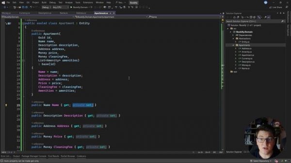 14.The importance of private setters in the domain model and encapsulation