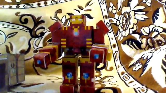 Майнкрафт из бумаги! смотреть онлайн