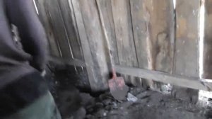 №1.  Укрепление столбов на складе пасынками.  17. 08. 2017