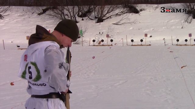 Охотничий биатлон в Черевкове (февраль 2022 года) смотреть онлайн