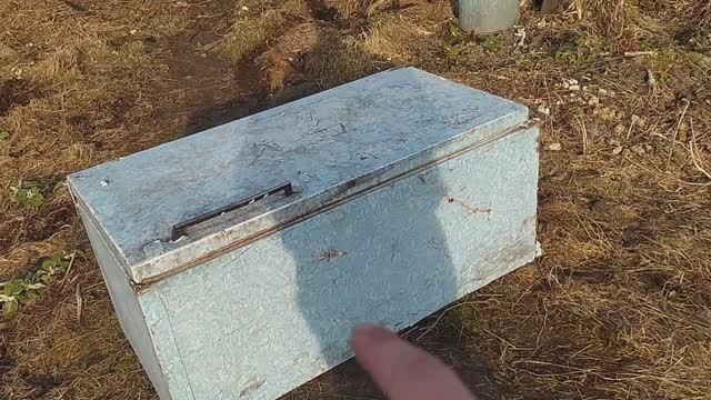 Как сделать высокую ТЁПЛУЮ ГРЯДКУ из старого холодильника