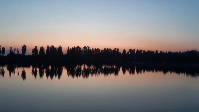 Закат над 2м прудом...Кривой Рог,  ул. Святогеоргиевская